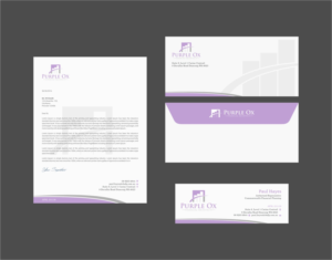 Stationery Design by INDIAN_Ashok for Purple Ox Pty Ltd | Design: #22049233