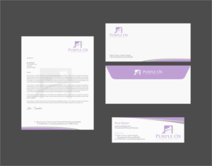 Stationery Design by INDIAN_Ashok for Purple Ox Pty Ltd | Design: #22049239