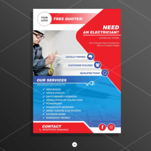 Chit Chat Communications - Electrical  | Flyer Design by DA.
