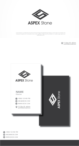 Logo Design by graphicevolution for ASPEX Stone | Design: #22051016