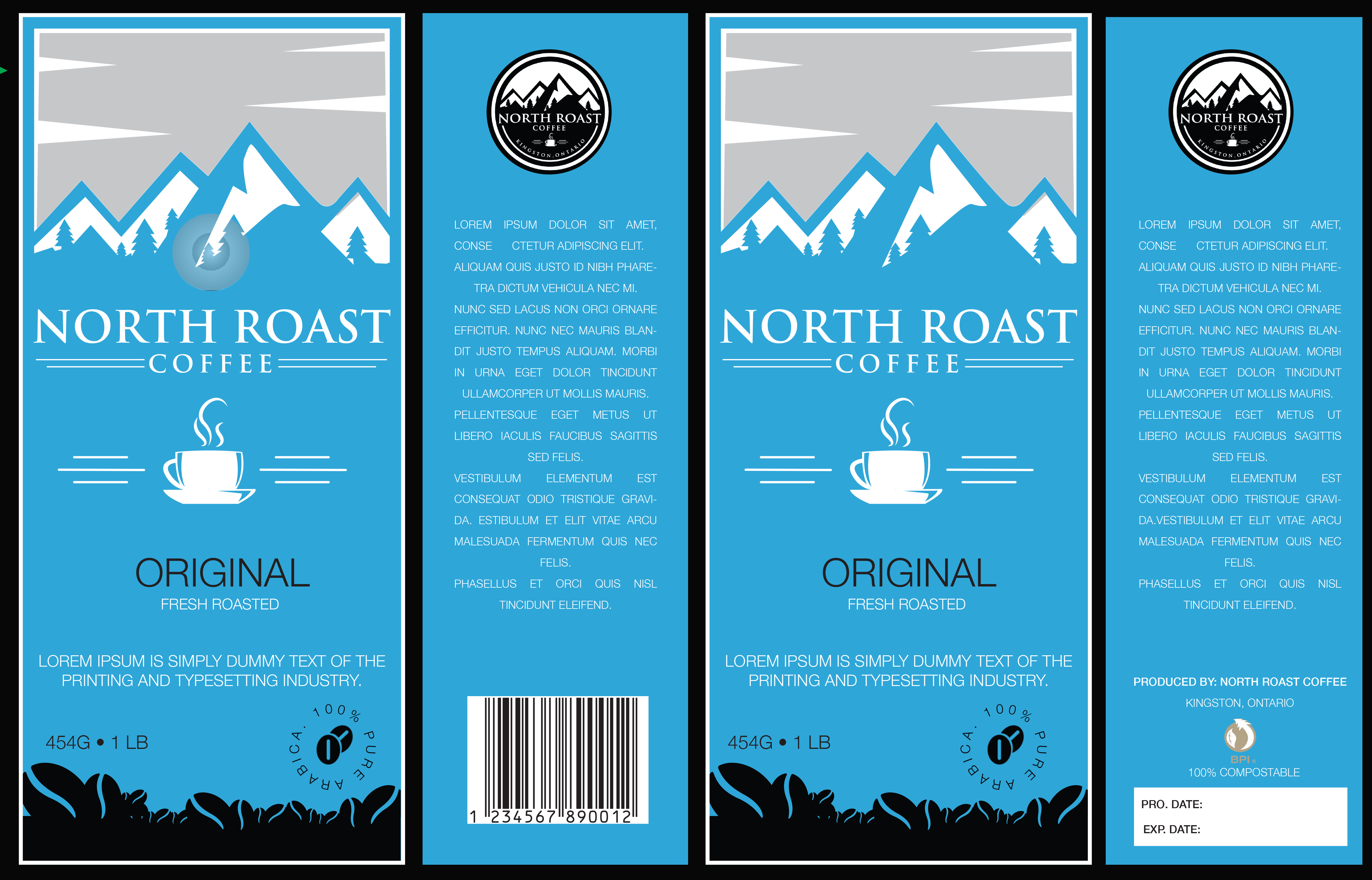 Diseño de Empaque por Amer Flehan para multatuli coffee merchants | Diseño #22079239