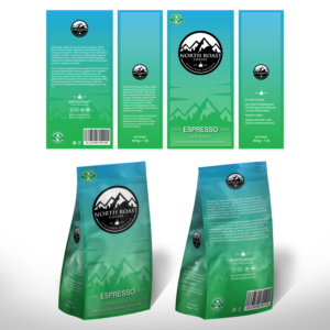 Coffee Bag Package Design 454g | Design Emballage par vpt_creations