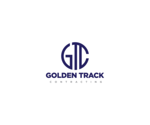 Golden Track Contracting | Logo Design by larismanis