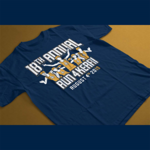 Established Charity seeks new t-shirt design for 18th annual event | T-shirt Design by Yafi Mridha