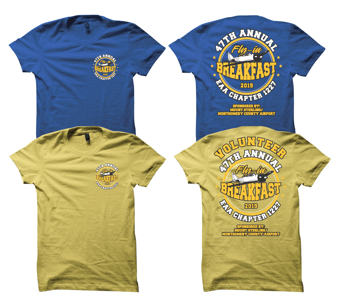 T-Shirt-Design von Taho Design für EAA Chapter 1227 | Design #22064375