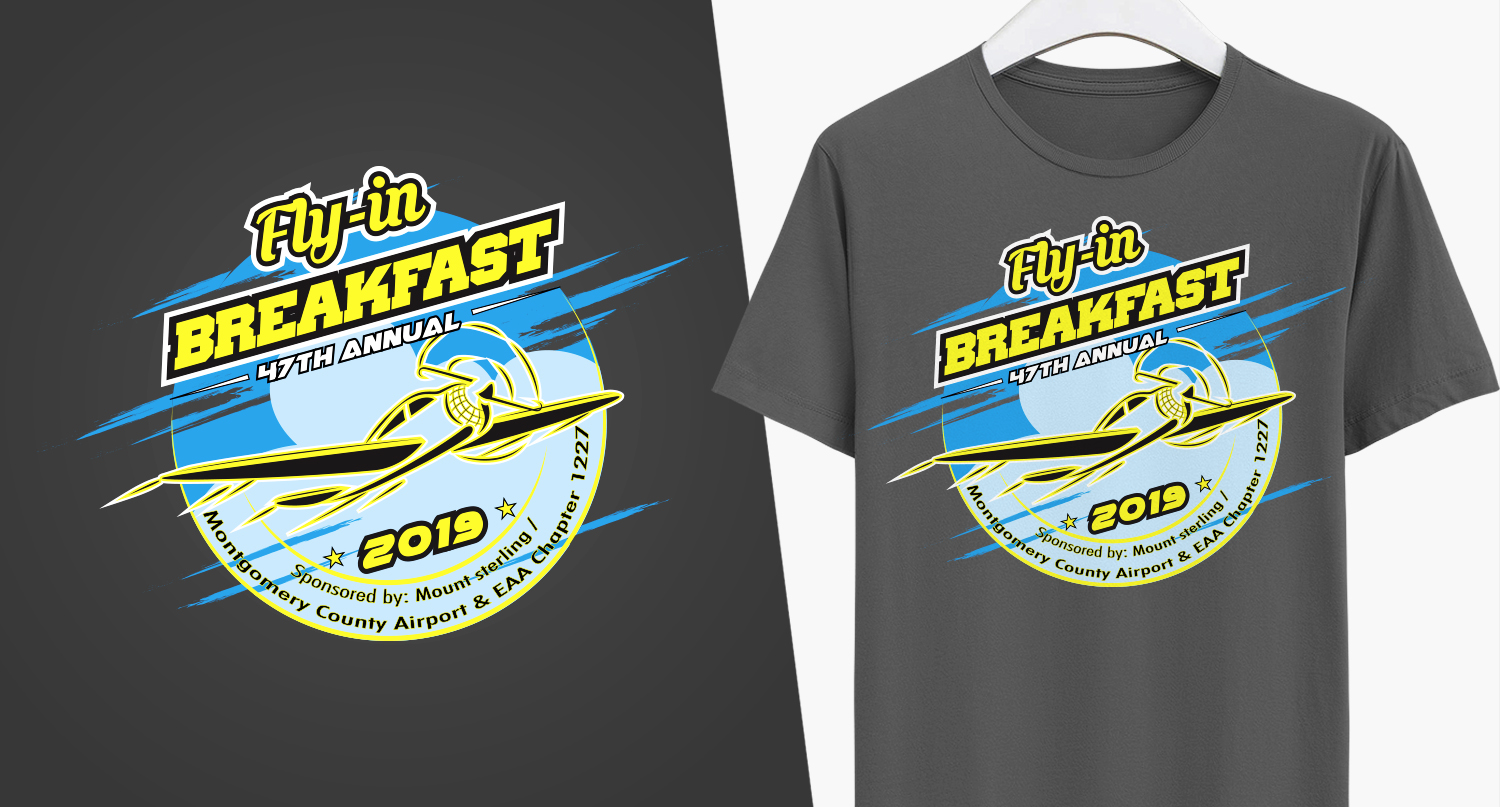 T-shirt Design by SAI DESIGNS for EAA Chapter 1227 | Design #22060016