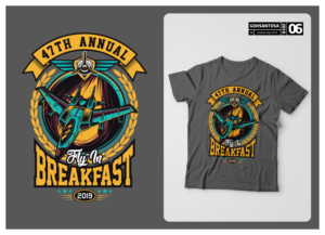 Design de T-shirt par Gohsantosa pour EAA Chapter 1227 | Design : #22052802