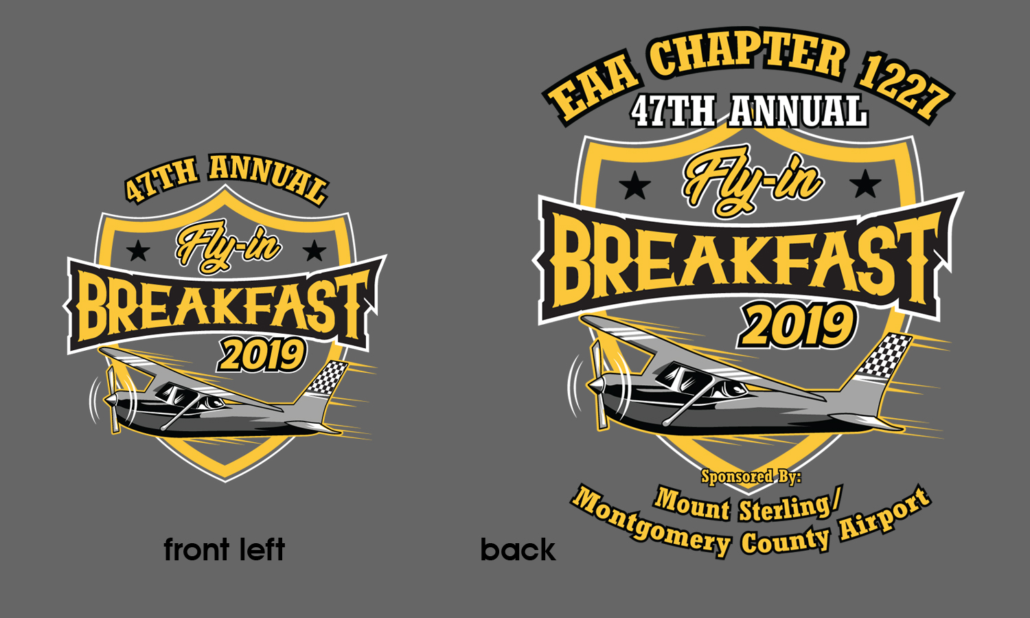 T-shirt Design by Uprinteez for EAA Chapter 1227 | Design #22058469