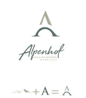 Logo Design by Ana Gocheva for Hotel Alpenhof e.K. | Design #22087487