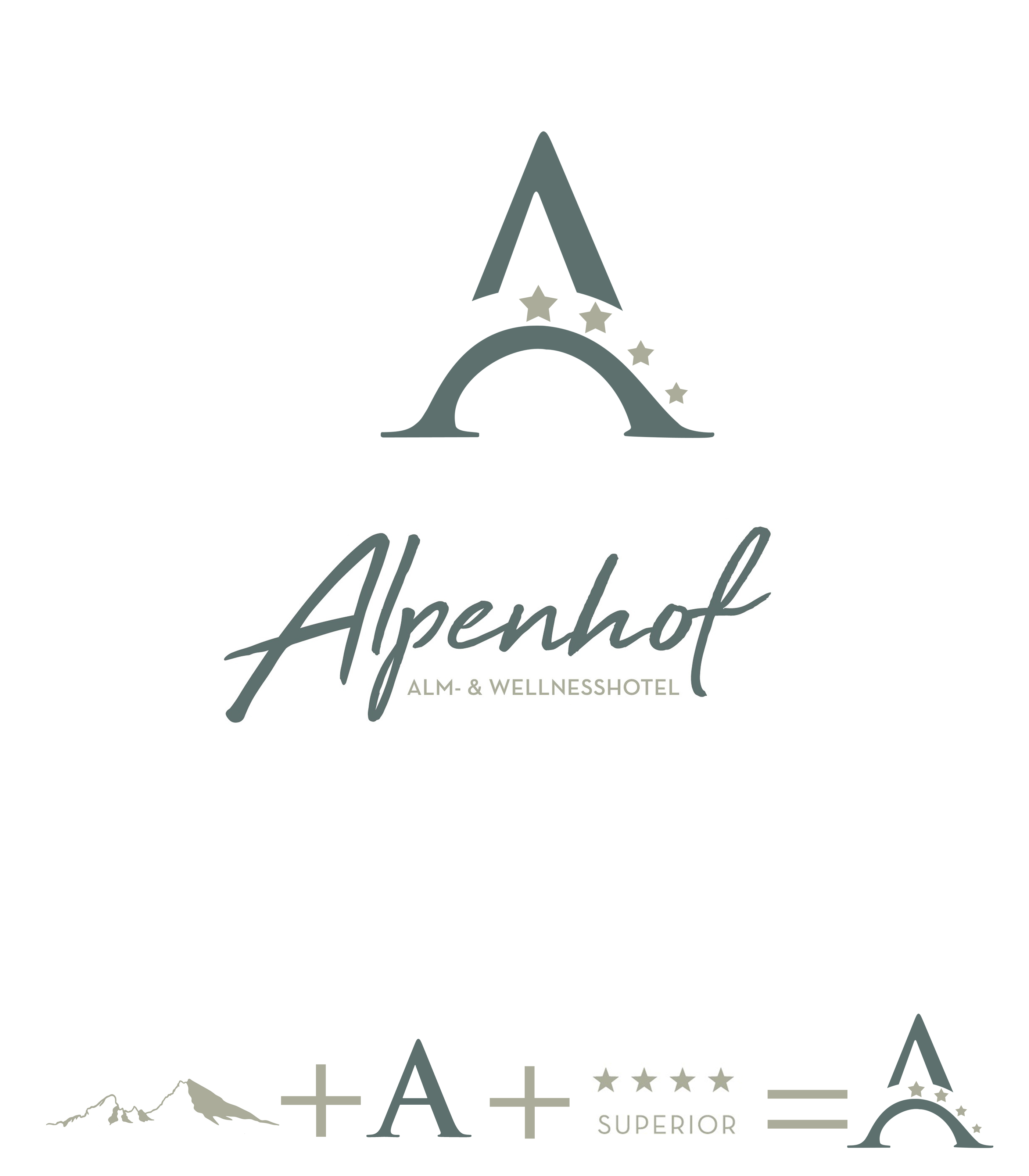 Logo-Design von Ana Gocheva für Hotel Alpenhof e.K. | Design #22087498
