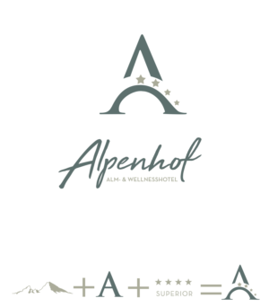 Logo-Design von Ana Gocheva für Hotel Alpenhof e.K. | Design: #22087498