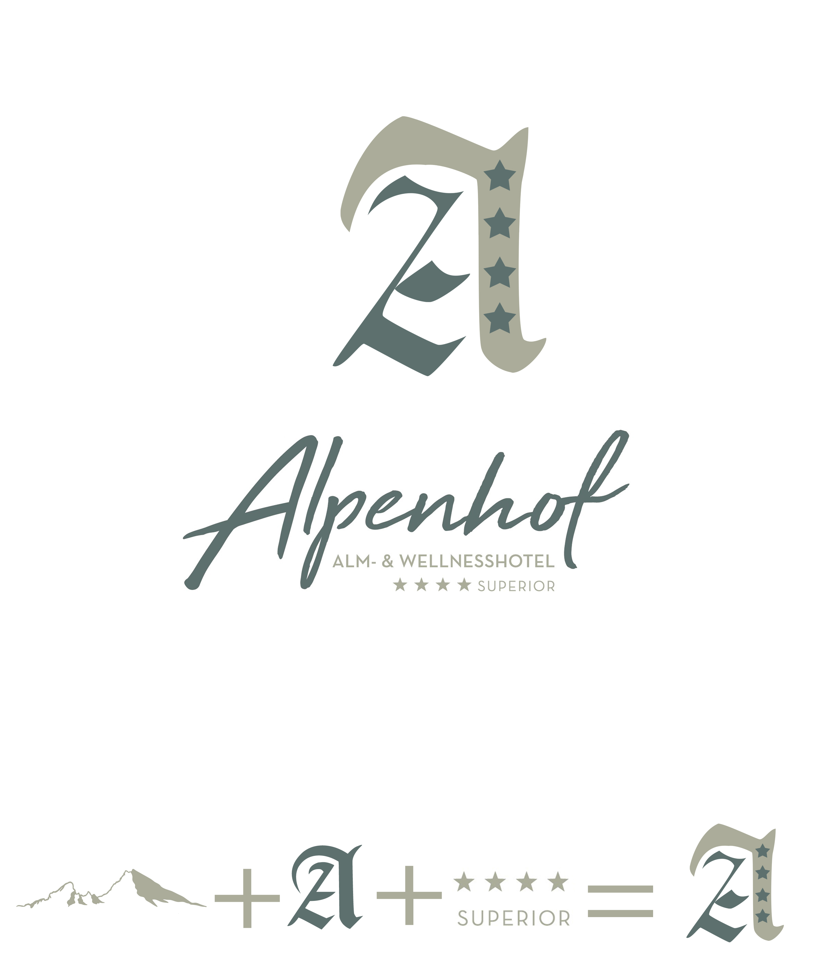 Logo-Design von Ana Gocheva für Hotel Alpenhof e.K. | Design #22087500