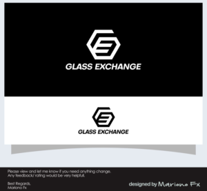 Logo Design by Mariono Fx for Glass Exchange | Design: #22052951