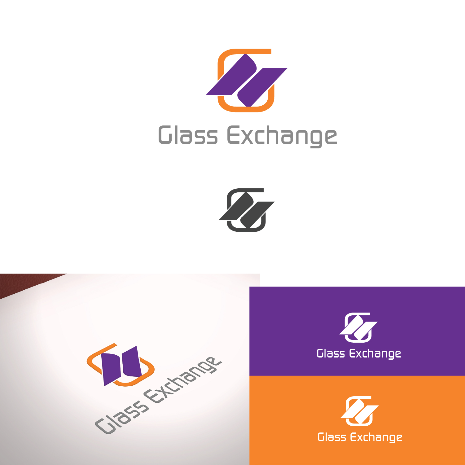 Diseño de Logo por Maxo-Biz para Glass Exchange | Diseño #22057928