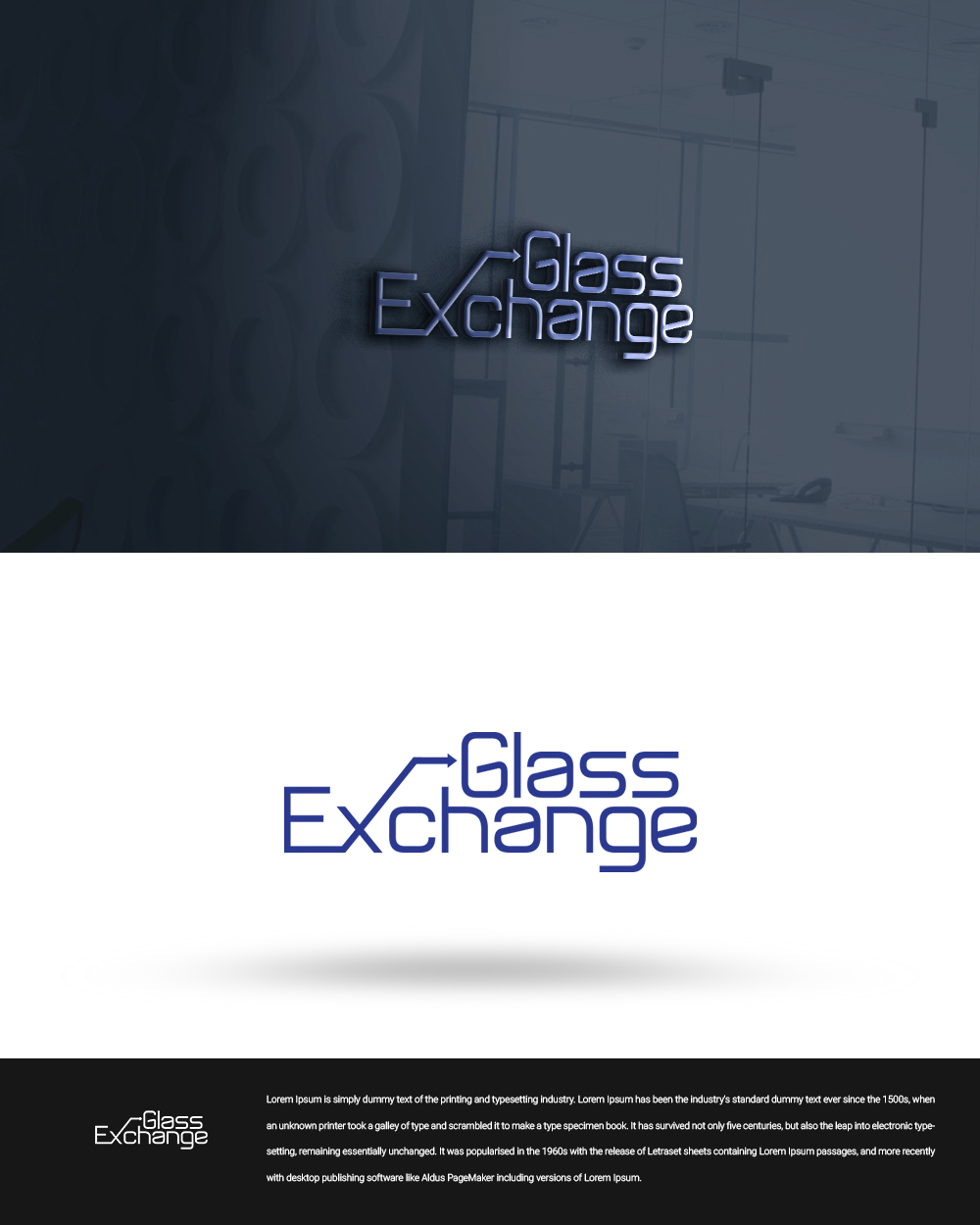 Logo Design for Glass Exchange by beetro 2 Design 22084720