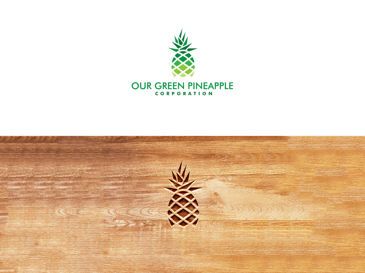 Logo Design by benito for Our Green Pineapple Corporation | Design #22058407