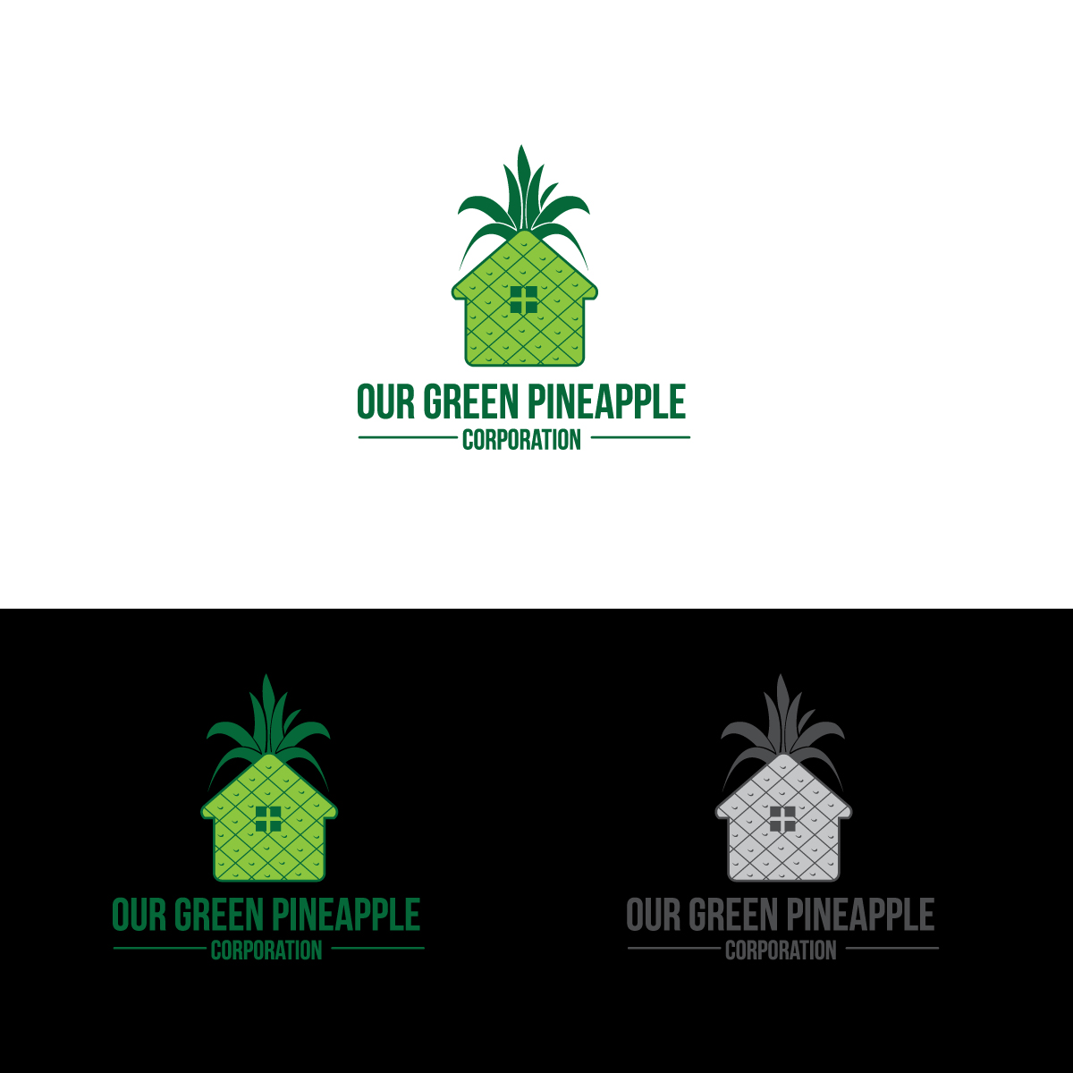 Logo Design by SK Creation for Our Green Pineapple Corporation | Design #22064263