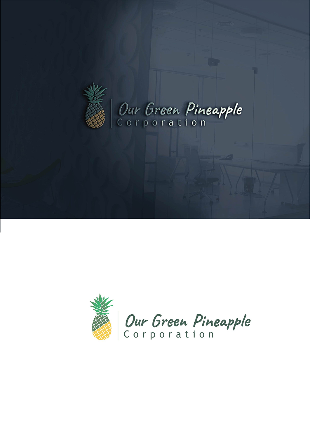 Logo Design by A Y A N for Our Green Pineapple Corporation | Design #22065569