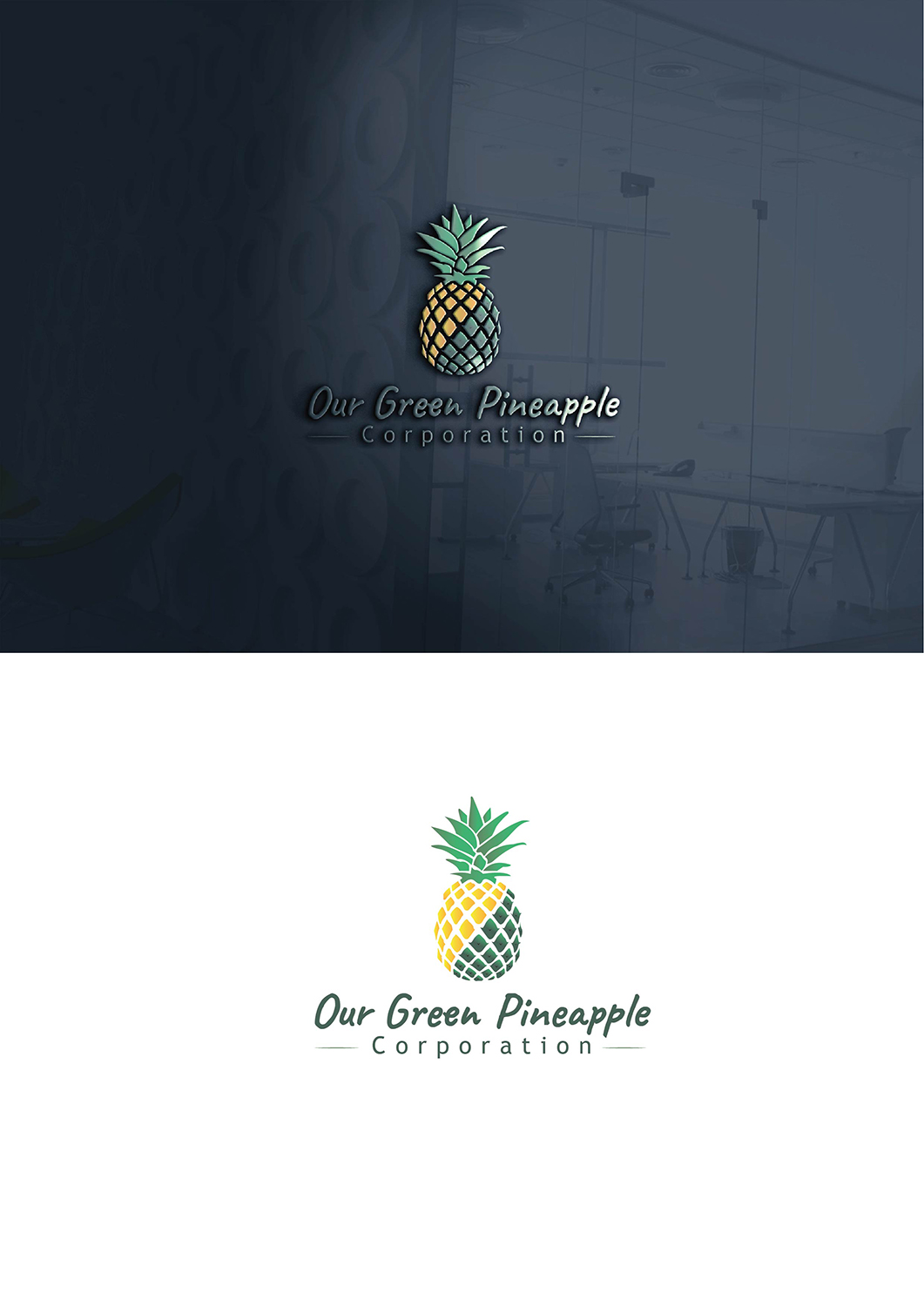 Logo Design by A Y A N for Our Green Pineapple Corporation | Design #22065570
