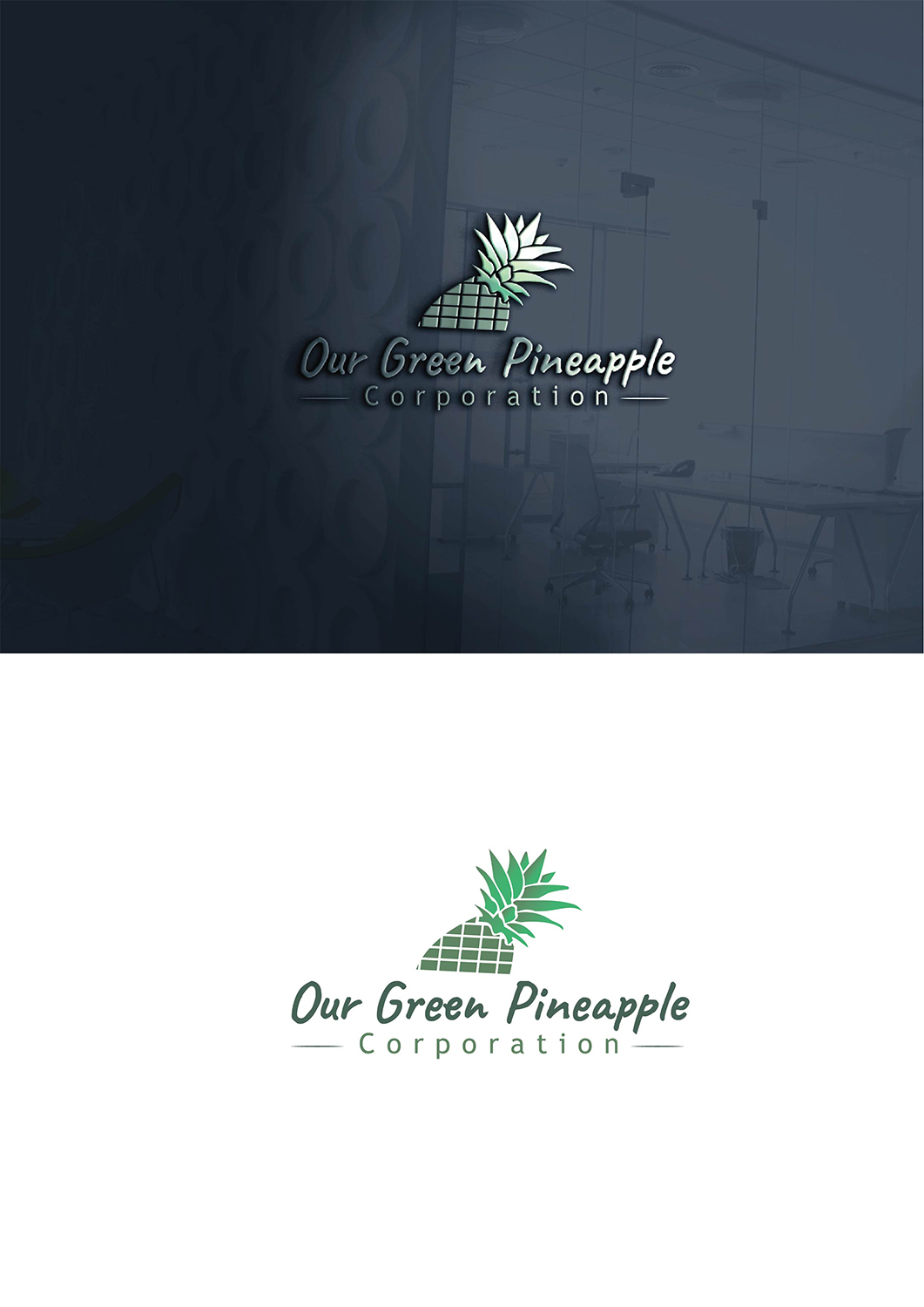 Logo Design by A Y A N for Our Green Pineapple Corporation | Design #22065571