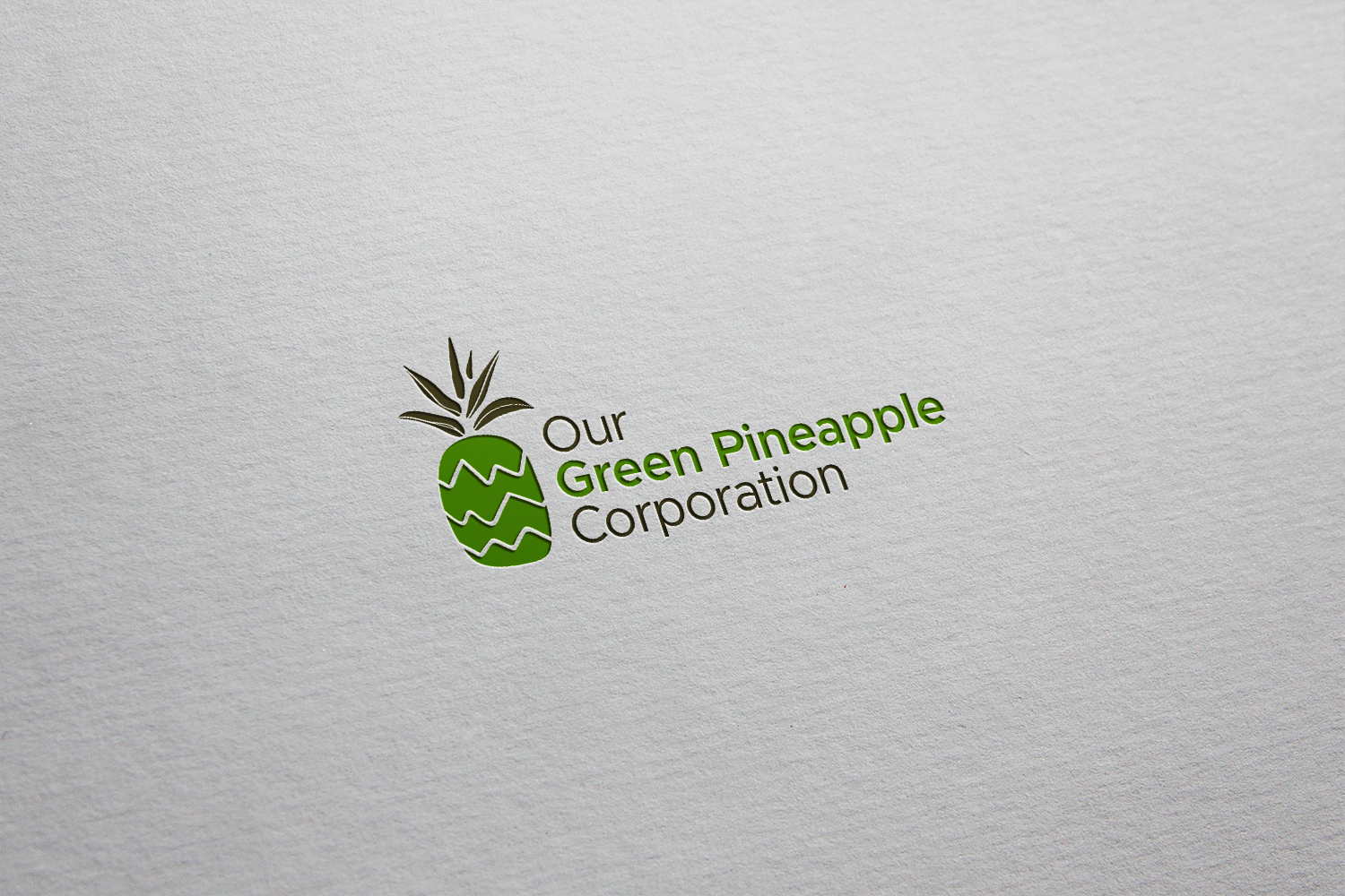 Diseño de Logo por AbdullahDesigns™ para Our Green Pineapple Corporation | Diseño #22082472