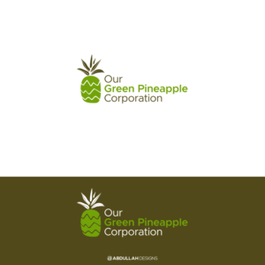 Diseño de Logo por AbdullahDesigns™ para Our Green Pineapple Corporation | Diseño: #22082475