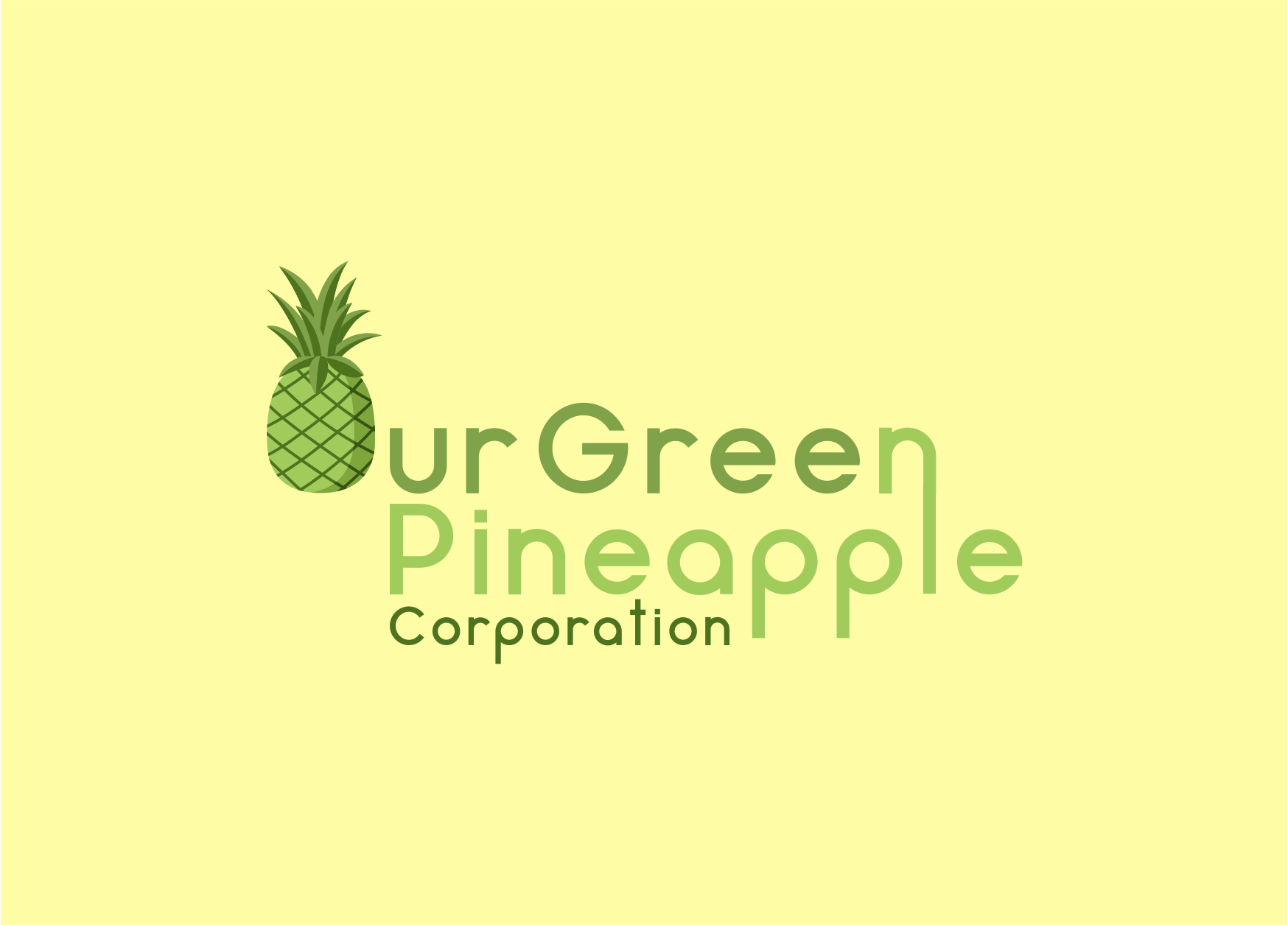 Logo-Design von NKV für Our Green Pineapple Corporation | Design #22097427