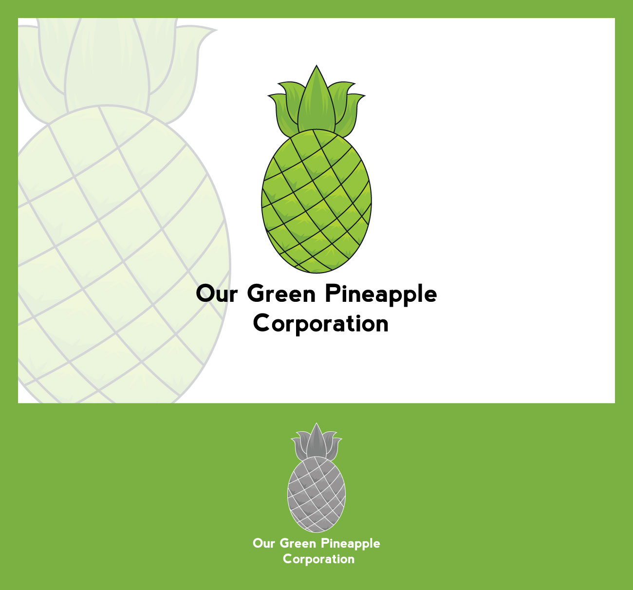 Diseño de Logo por faical kasimi 2 para Our Green Pineapple Corporation | Diseño #22082107