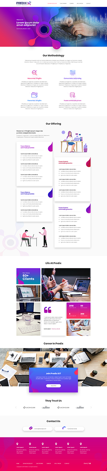 Playful, Modern, Data Science Web Design for a Company by SD1891 ...