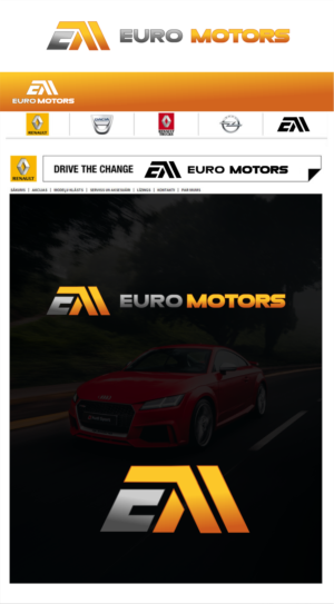 Logo-Design von mike edan für EURO MOTORS SA | Design #22093465