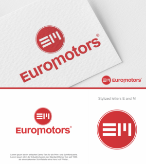 Logo-Design von NSP Design für EURO MOTORS SA | Design: #22201600