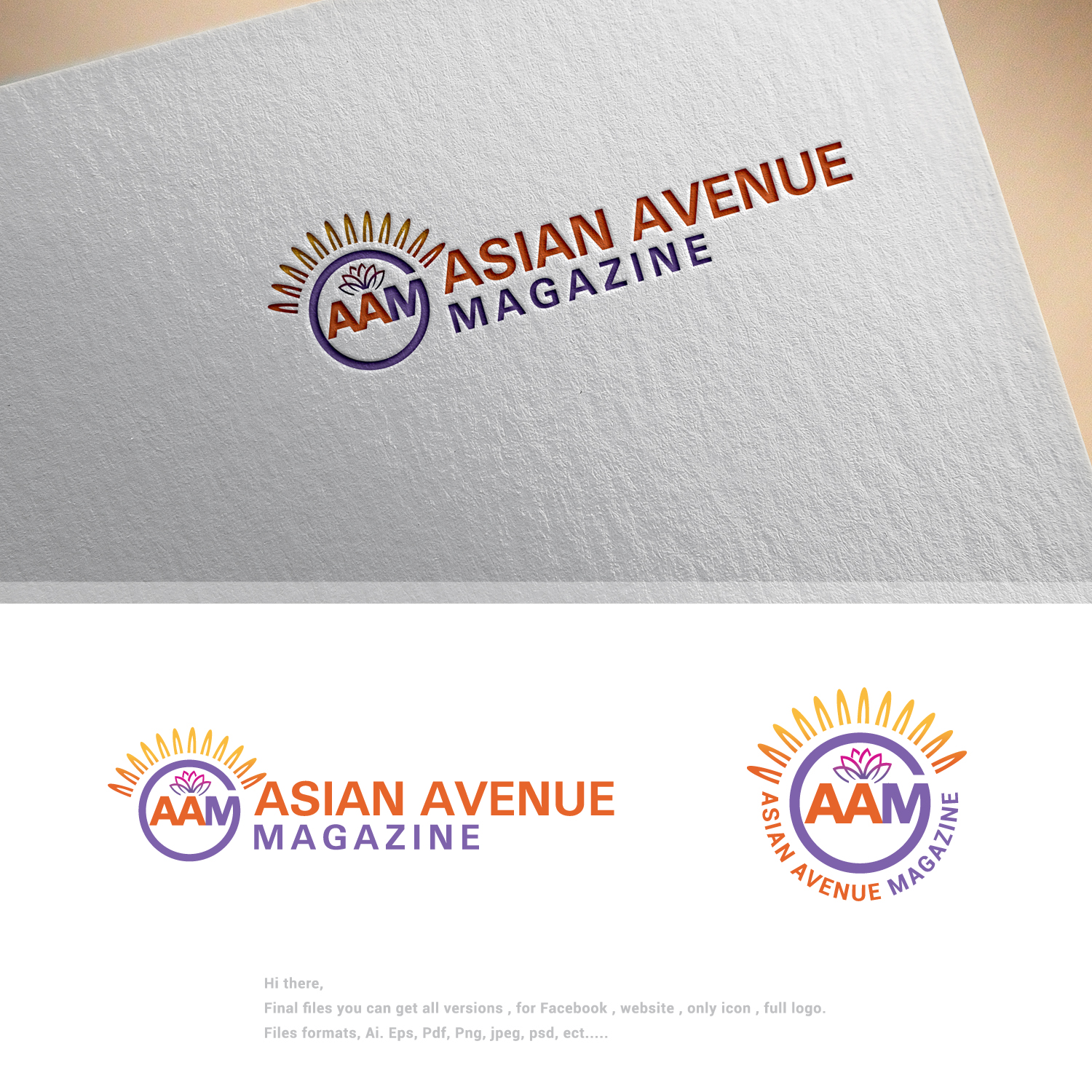 Logo-Design von MG.graphics für Asian Avenue Magazine | Design #22067661