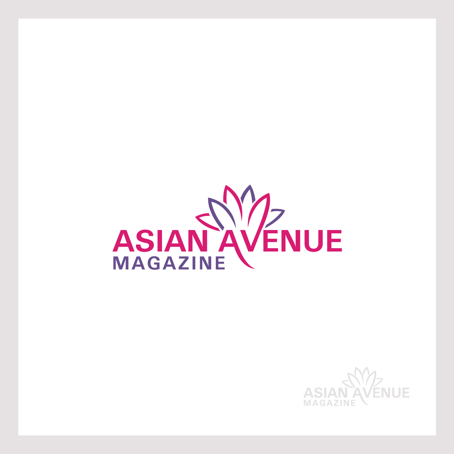 Logo-Design von MG.graphics für Asian Avenue Magazine | Design #22067663