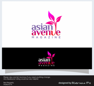 Logo Design by Mariono Fx for Asian Avenue Magazine | Design: #22061897