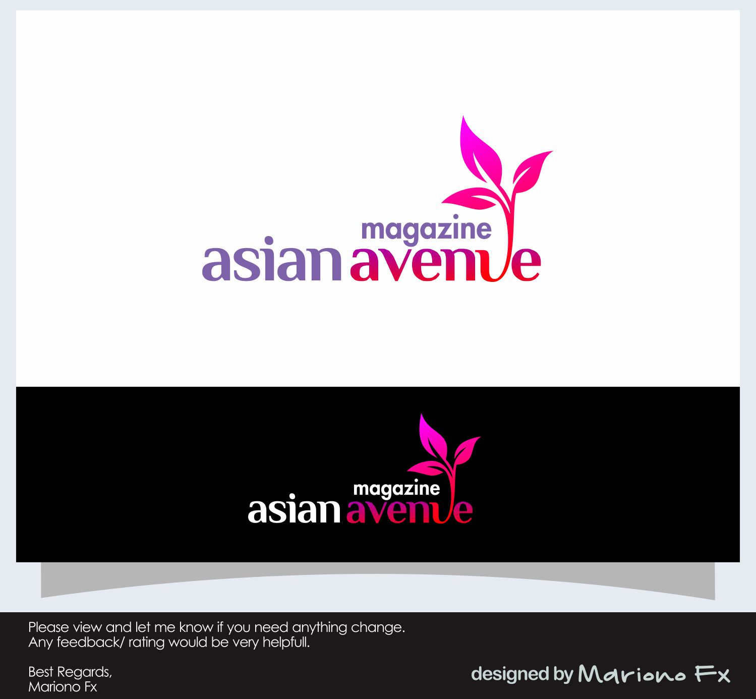 Logo-Design von Mariono Fx für Asian Avenue Magazine | Design #22061909