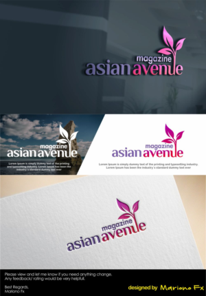 Logo Design by Mariono Fx for Asian Avenue Magazine | Design: #22069221