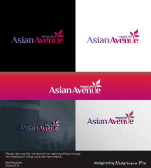 Logo Design by Mariono Fx for Asian Avenue Magazine | Design: #22102433