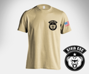 Arctic warriors 574th CSC US ARMY | Diseño de Camiseta por Andi Yan