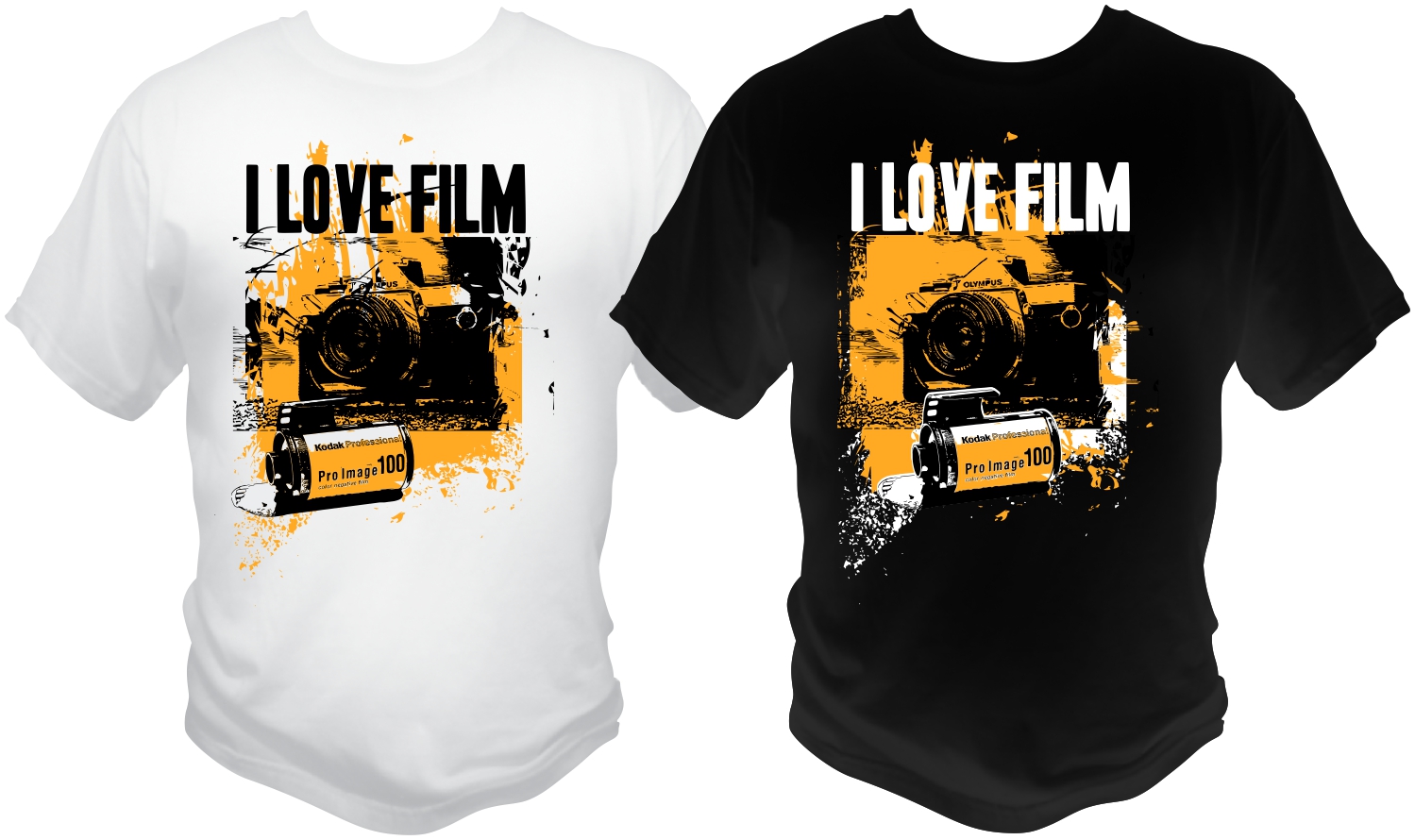 T-shirt Design by bacujkov for I Love Film | Design #22104525