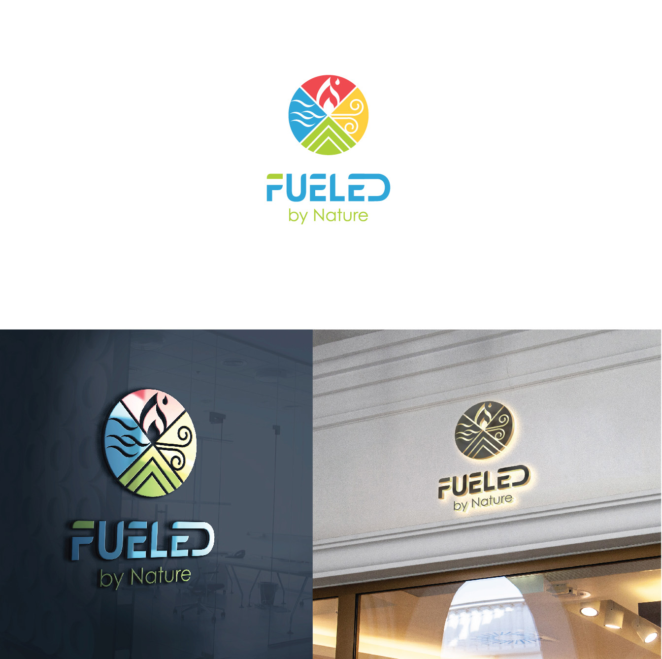 Logo Design by Ves-Boycheva for Fueled by Nature | Design #22150694