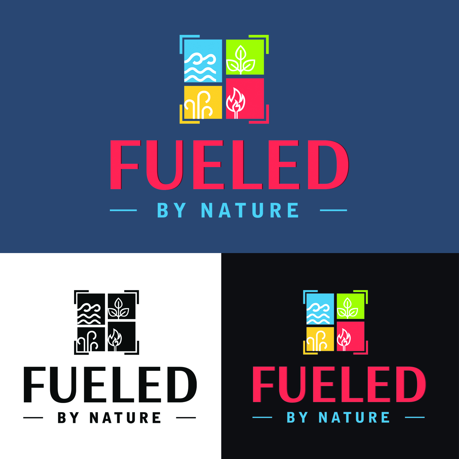 Logo Design by partha 4 for Fueled by Nature | Design #22142709