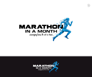 MARATHON IN A MONTH.   Our tagline is "changing lives 1k at a time" | Logo-Design von D_Mantra