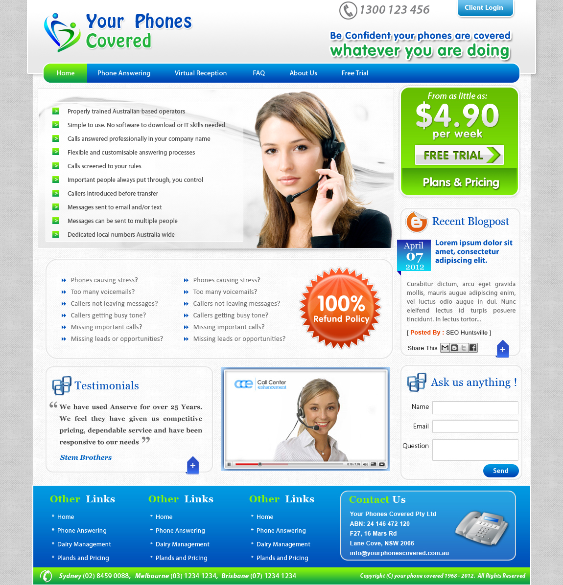 Web Design by webxvision for this project | Design #729196