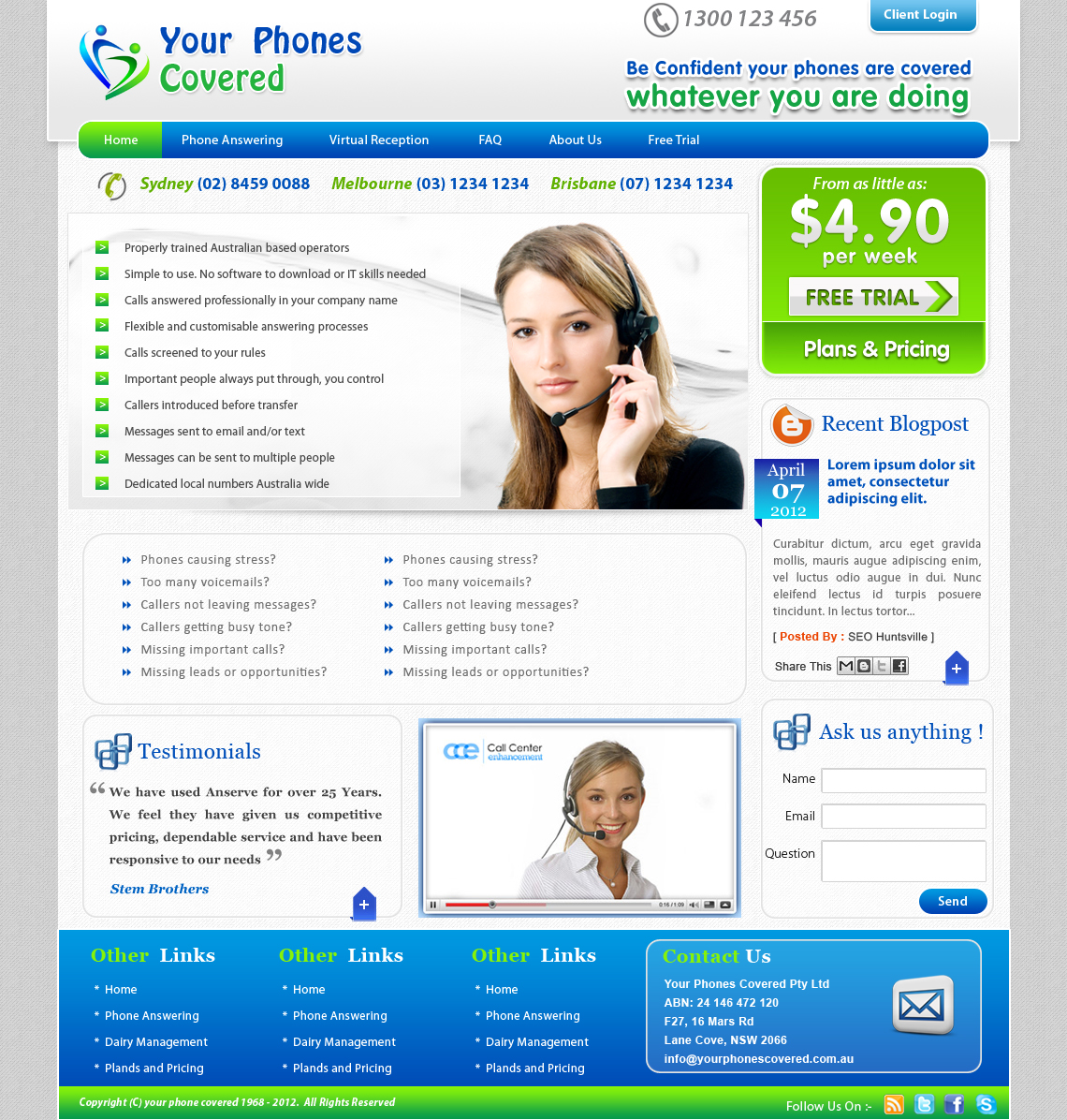 Web Design by webxvision for this project | Design: #732687