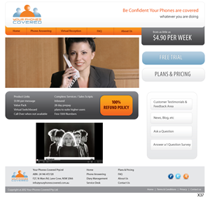 Web Design by pb for this project | Design: #716631