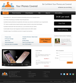 Web Design by pb for this project | Design: #717677