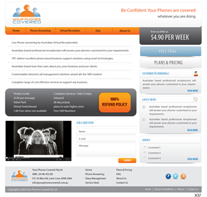 Web Design by pb for this project | Design: #717868