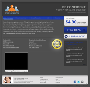 Web Design by pb for this project | Design: #721372