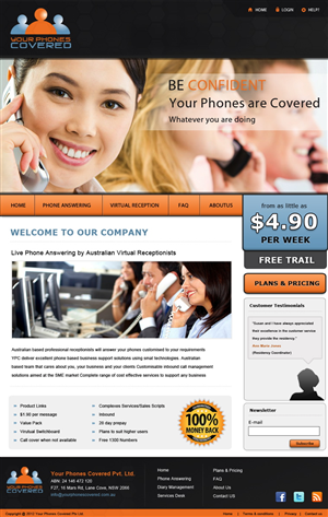 Web Design by pb for this project | Design: #721377