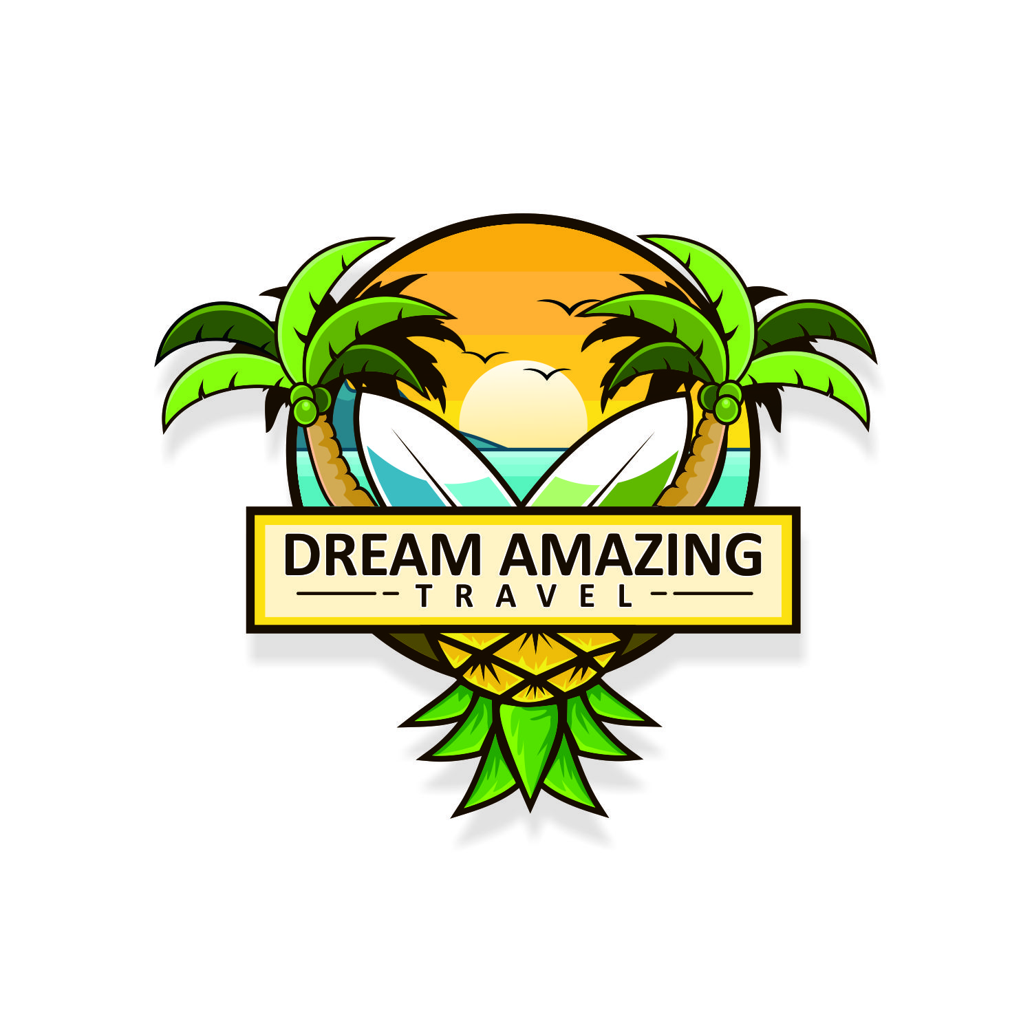 Elegant, Playful, Travel Agent Logo Design for Dream Amazing Travel by ...